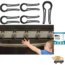 Durable and Heat-Resistant Stove Knob Covers - Child and Pet Proof 5 Pack