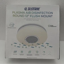 12 in. Plasma Air Disinfection LED Flush Mount COVID-19 & H1N1 CERTIFIED
