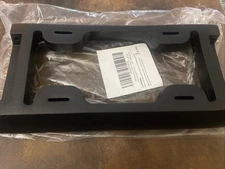 AR Pro FRONT CAR Bumper Guard License Plate Frame 2.3 in Foam - Black