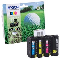 Epson T3476 Xl Original Tintenpatronen C13T34764010 Kombipack Schwarz Farbe Golf