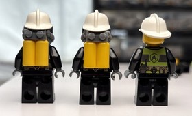 LEGO CITY: Fire Station 60110 Minifigures ONLY Mini Figures Man Fireman