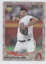 2013 Topps Desert Camo Foil 30/99 Bryan Shaw #101 sh7