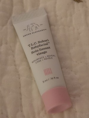 Drunk Elephant T.L.C. sukari Babyfacial New Trial Size Sealed 5ml 0.16oz Cream