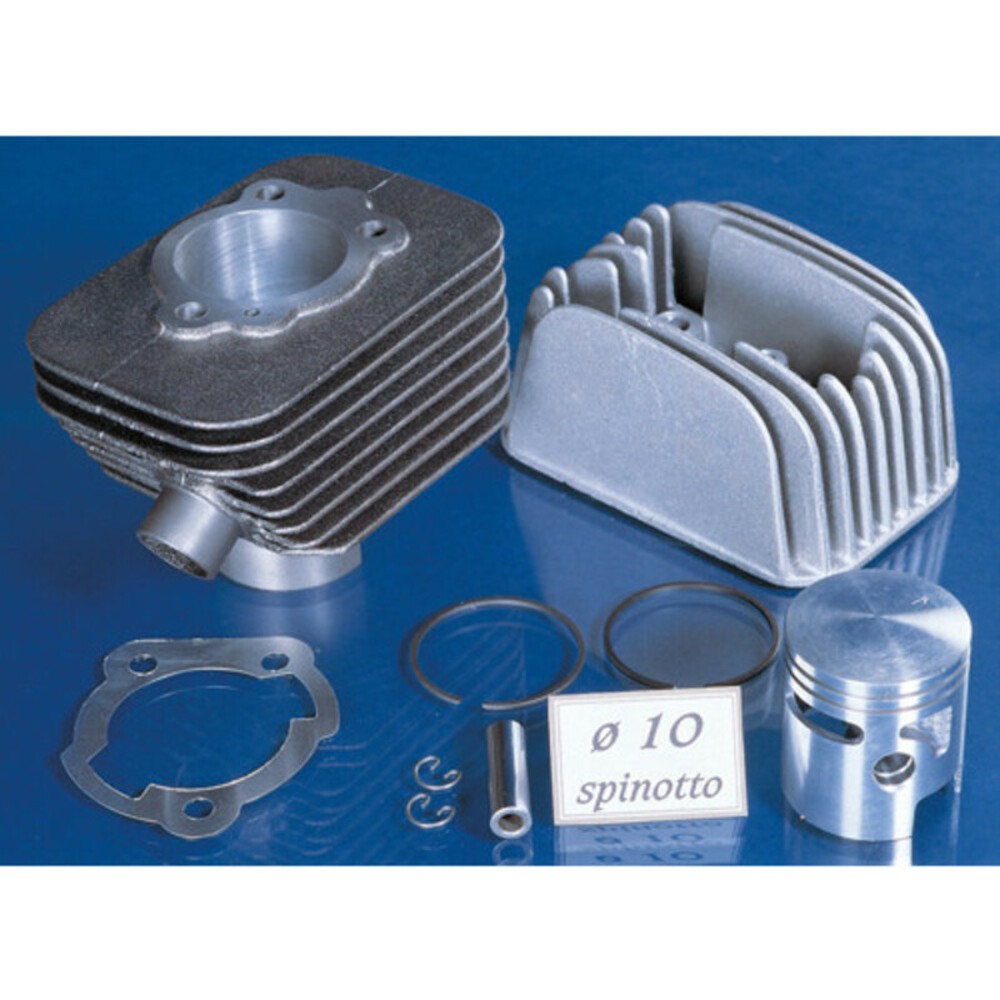 Complete Polini Cylinder Kit Iron Ø46Mm (Bolt Ø10Mm) For Motorcycle Parts