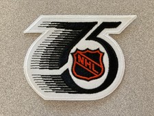 National Hockey League NHL 75th Anniversary Jersey Authentic Patch 1992 Season