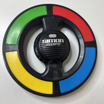 #ad 2013 Hasbro Simon Swipe Handheld Electronic Memory Game Used Tested Works Great $16.98