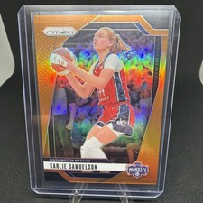 Karlie Samuelson 2024 Panini Prizm Orange Prizm 87/99 #82 Mystics