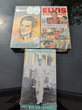 Lot Of 3 Elvis Presley Sealed VHS - Performances, Documentary - New Sealed