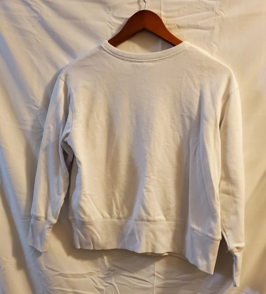 Hard Rock Cafe Sweatshirt Las Vegas Extra Small White 90s Vintage Winter Warm - Image 4 of 4