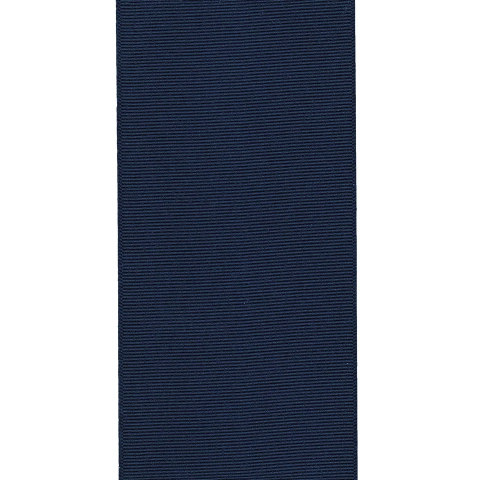 Fita de gorgorão azul marinho 3 polegadas x 50 jardas acabamento decorativo para artesanato e costura - Imagem 3 de 3