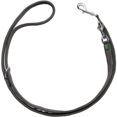 HUNTER Divo Führleine 20/200 cm Grün/Grau | Verstellbare Hundeleine | Robust