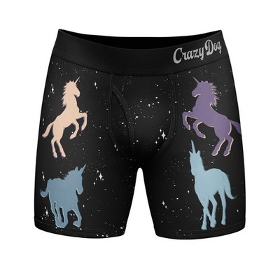 Mens  Magical Boxers Funny Sarcastic Mystical Unicorn Graphic Novelty