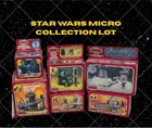Vintage Kenner Star Wars Micro Collection Lot - 6 Boxed Playsets & Vehicles