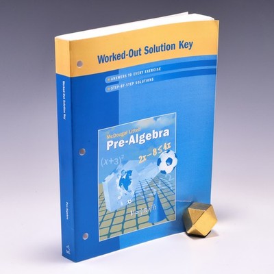 Pre-Algebra (Worked-Out Solution Key) by Ron Larson; G+