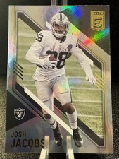 Panini Donruss Elite Josh Jacobs Las Vegas Raiders 2021 Base Card #37