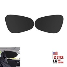 Car Side Window Sun Shades, 2 PCS Window Sunshades 2 PCS Front Window Black