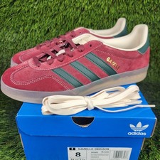 Adidas Originals Gazelle Indoor Men's 8, Womens 9 Suede Maroon Red Green JH5403