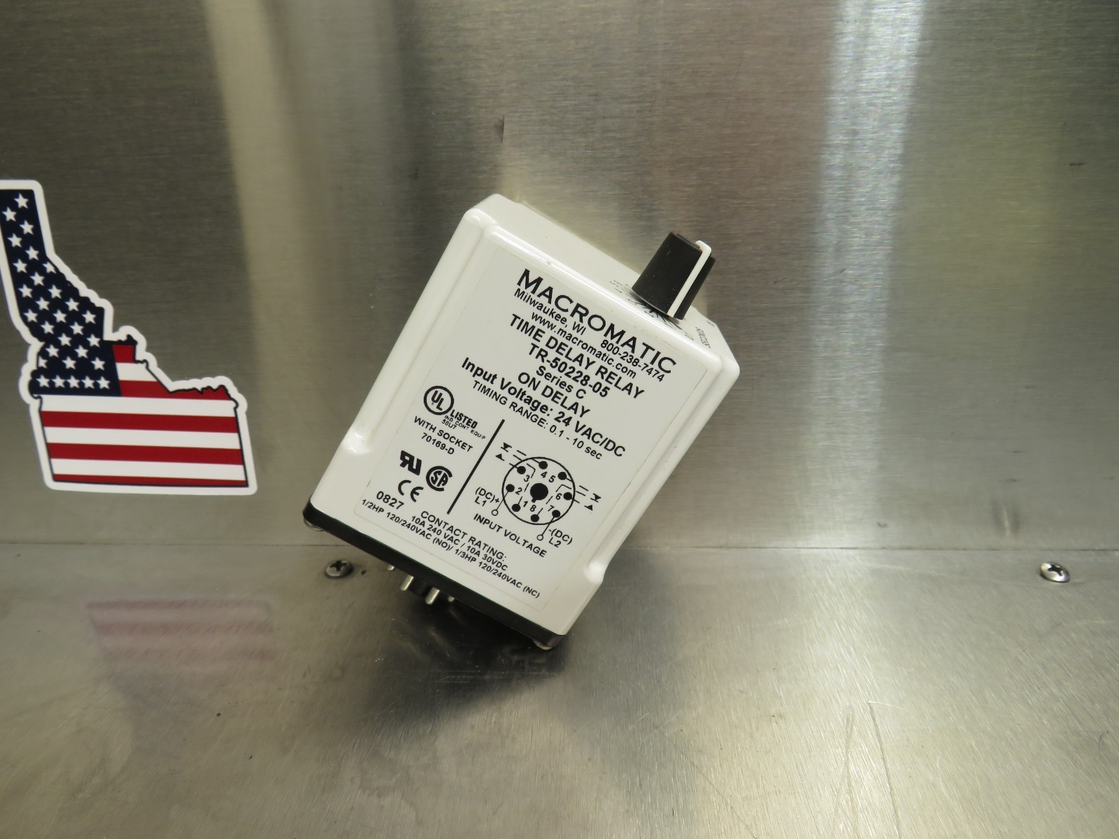 Macromatic TR-50228-05 Time Delay Relay 0.1-10sec