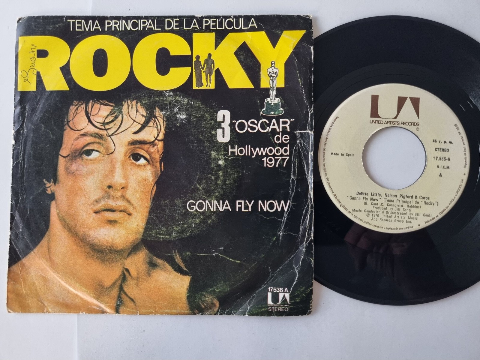 DeEtta Little, Nelson Pigford & Coros/ Bill Conti - Gonna Fly Now 7'' OST ROCKY