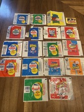 1980 1981 1982 1983 1985 Topps Donruss Baseball Empty Wax Wrapper Run (18)