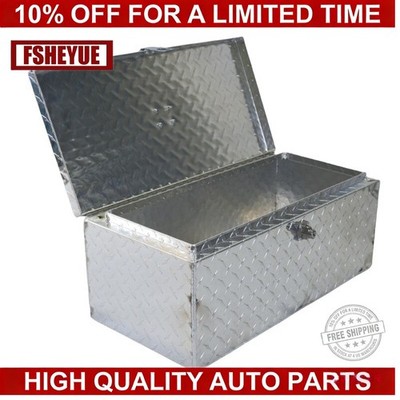 23'' Aluminum Tool Box Truck Pickup Bed Trailer ATV Tongue Lockable W/Lock