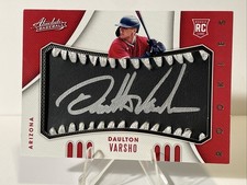 2021 Panini Absolute - Rookie Tools of the Trade Signature Quads Daulton Varsho