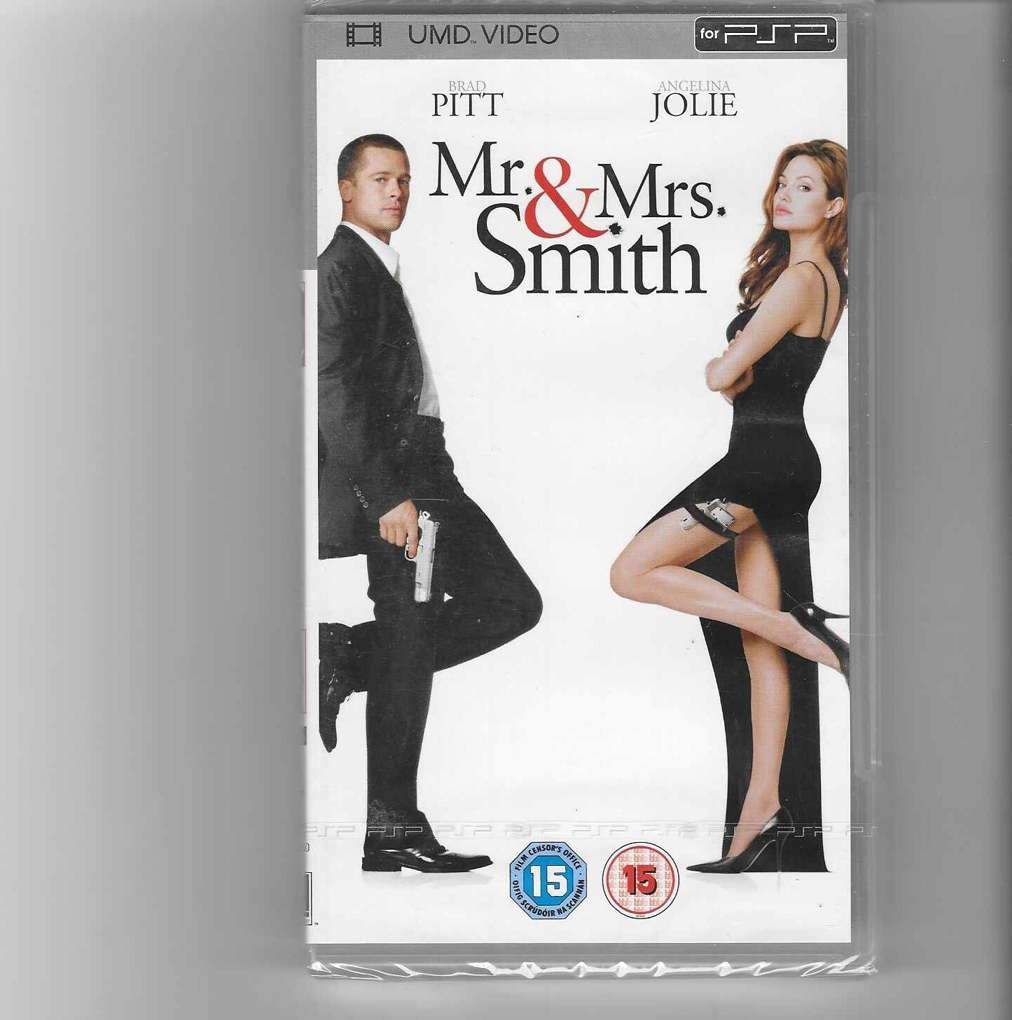 Mr And Mrs Smith UMD 2005 Film Rated 15 Action 112 Minutes Used