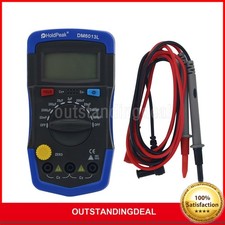 HoldPeak DM6013L 3 &frac12; Digit 1999 Counts Capacitance Meter 0.1pF to 20000uF ot25