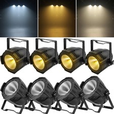4/8PCS 100W COB LED Par Light Stage Audience Blinder Light Warm White Cool White