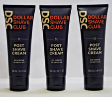 3X Dollar Shave Club Post Shave Cream Rich Hydration For Sensitive Skin 3.4 Oz