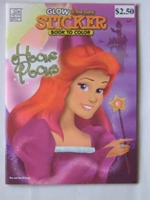 GLOW IN THE DARK STICKER BOOK TO COLOR ~ HOCUS POCUS By Spot The Difference *VG*
