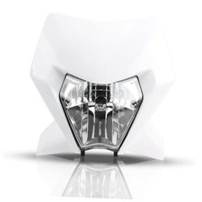 Dirt Bike LED Headlight,Motorcycle Head Lamp Light Kit Compatible With White