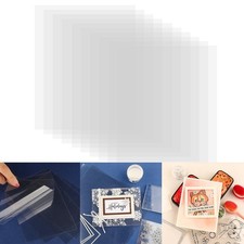 Briartw 10 Heat Resistant Clear Acetate Sheets - 8.5x11 inch for Embossing,St...