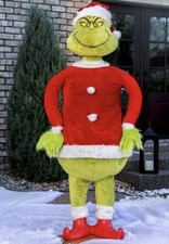 Dr. Seuss Grinch Animated 9 Ft Life Size Christmas Decor
