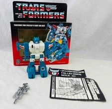 Transformers Original G1 1985 Topspin Complete w/ Box Correct Tech Spec