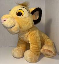 Disney Lion King Simba Large Plush Stuffed Animal Toy. 16” Tall When Seated
