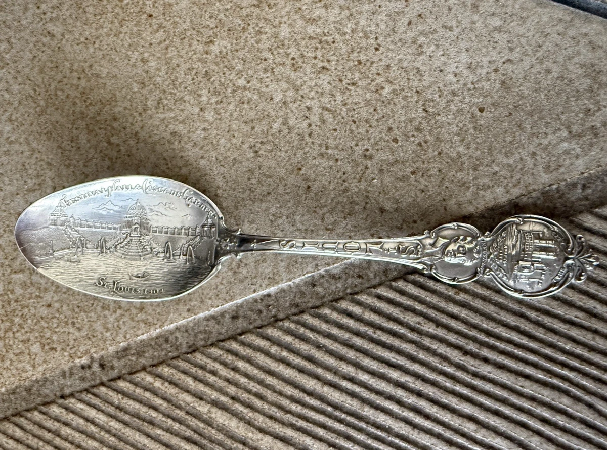 1904年　セントルイスワールドフェア　純銀製スプーンバングル 1904 St Louis Spoon for sale | eBay