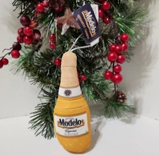 Modelo Especial Beer Plush Christmas Tree Ornament