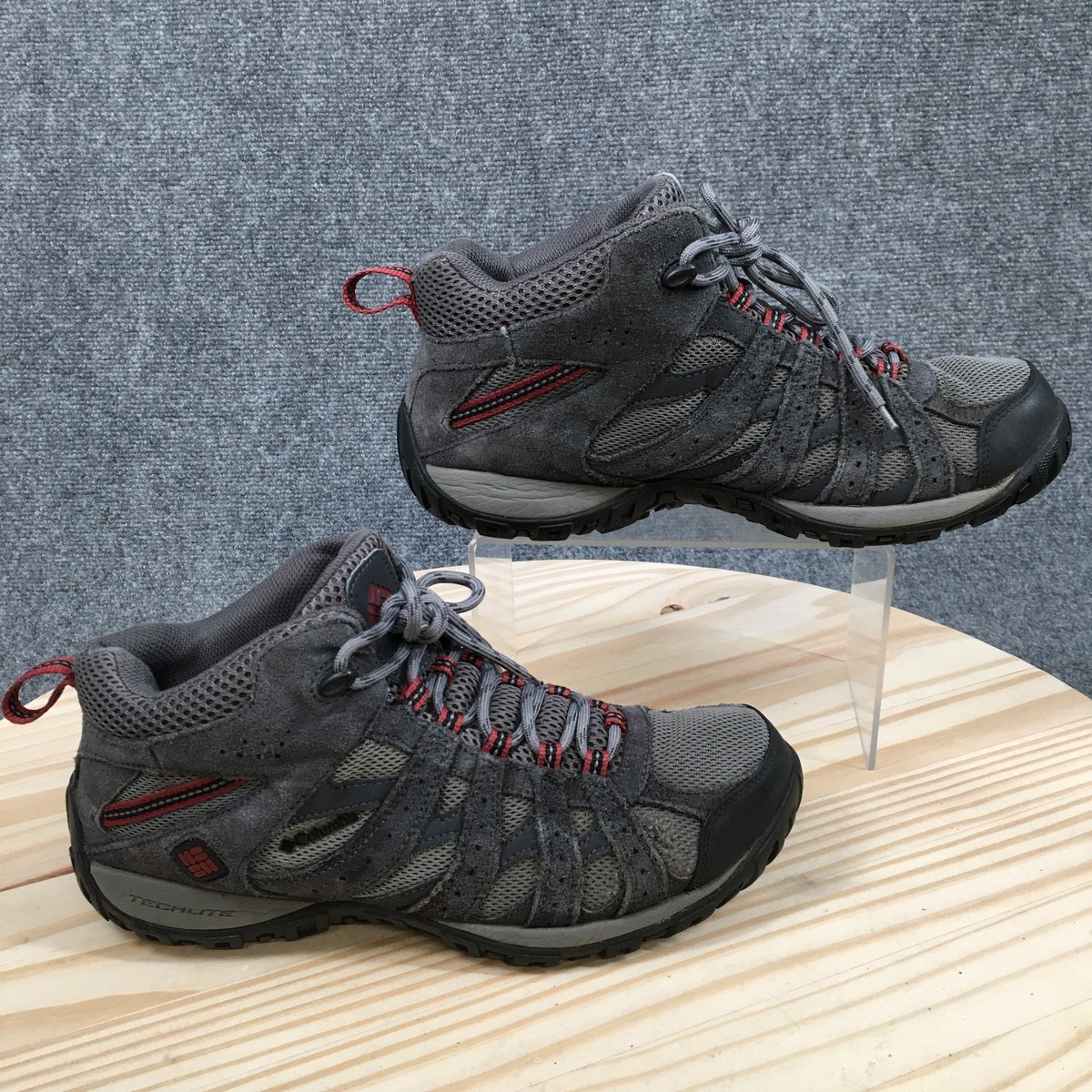Columbia Redmond Mid Waterproof Boots Mens 9 Hiking Lace Up Sports