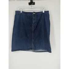 Gap Factory Women's Denim Jean Skirt 14 Y2K Classic Country Everyday Basic Retro