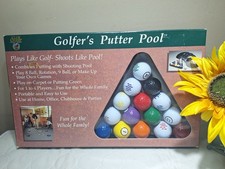 Club Champ Golfer's Putter Pool; Plays Like Golf/ Shoots Like Pool. Fun