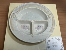 Vintage LENOX NOAH'S ARK Child  s DIVIDED Plate New In Box