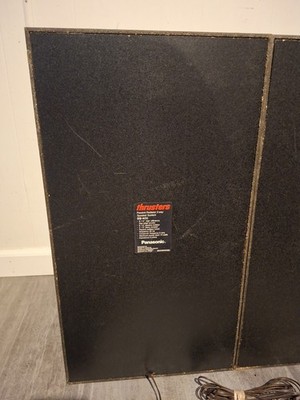 Vintage Panasonic Thrusters SB-400 Passive Radiator Speaker System