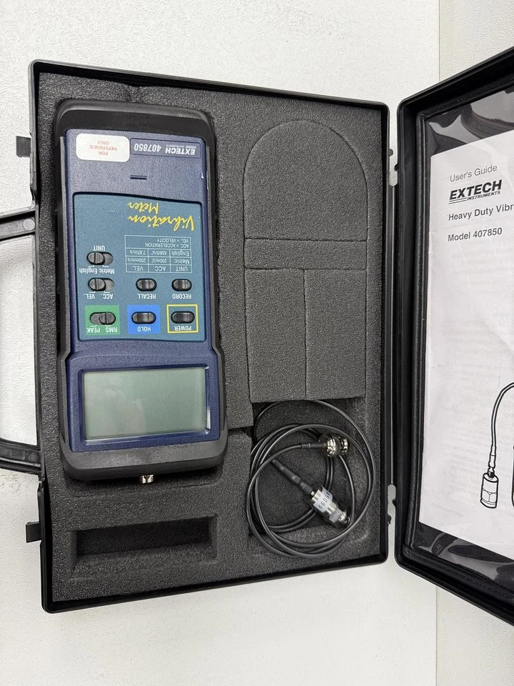 Extech 407850 Heavy Duty Vibration Meter – Industrial Vibration Analyzer GHC-44 - Image 3 of 4