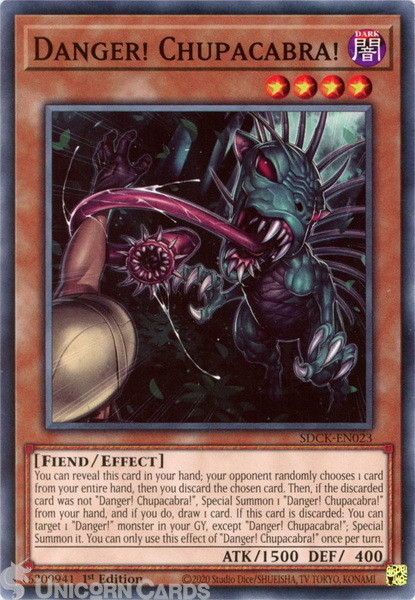 SDCK-EN023 Danger! Chupacabra! :: Common 1st Edition YuGiOh Card