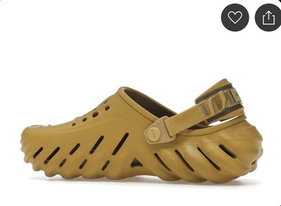 Crocs Echo Clogs Desert Grass 207937-76A M9/W11 Unisex NWT  display picture 1