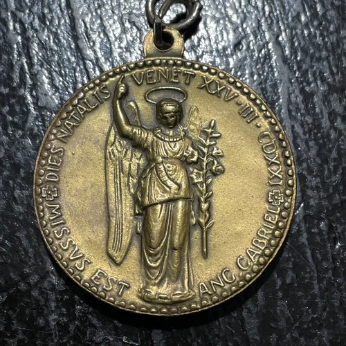 Venet Angel Gabriel Virgin Mary Medal