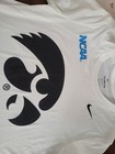 Iowa Hawkeyes Polo Shirt White W/ Black Emblem Nike Dri-Fit Womens Large Great — photo 3