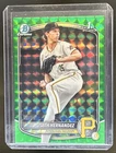 2025 Bowman Draft Seth Hernandez Chrome Green Geometric Refractor 1st #/99