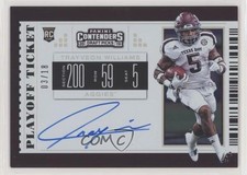 2019 Contenders Draft Picks Playoff Ticket 3/18 Trayveon Williams #115 Auto 0c2